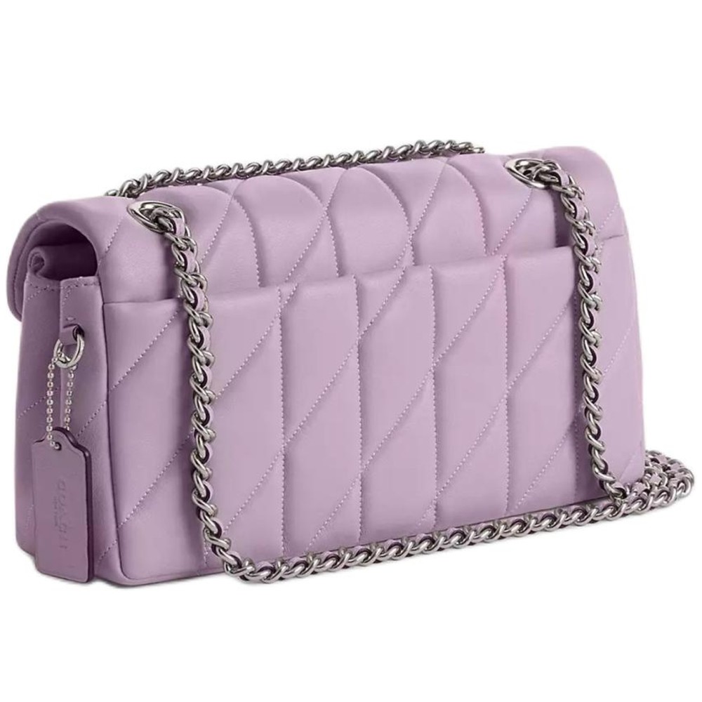Tabby Nappa Leather Hobo Bag Crossbody Bag Shoulder Bag Medium Women S Light Purple