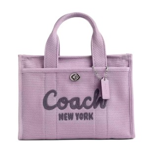 Cargo Canvas With Satin Tote Bag Shopping Bag Shoulder Bag Crossbody Bag Handbag Medium Unisex Light Purple