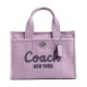 Cargo Canvas With Satin Tote Bag Shopping Bag Shoulder Bag Crossbody Bag Handbag Medium Unisex Light Purple