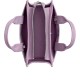 Cargo Canvas With Satin Tote Bag Shopping Bag Shoulder Bag Crossbody Bag Handbag Medium Unisex Light Purple