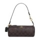 Nolita Artificial Leather Cylinder Handbag Shoulder Bag Medium Women S Dark Khaki Monogram