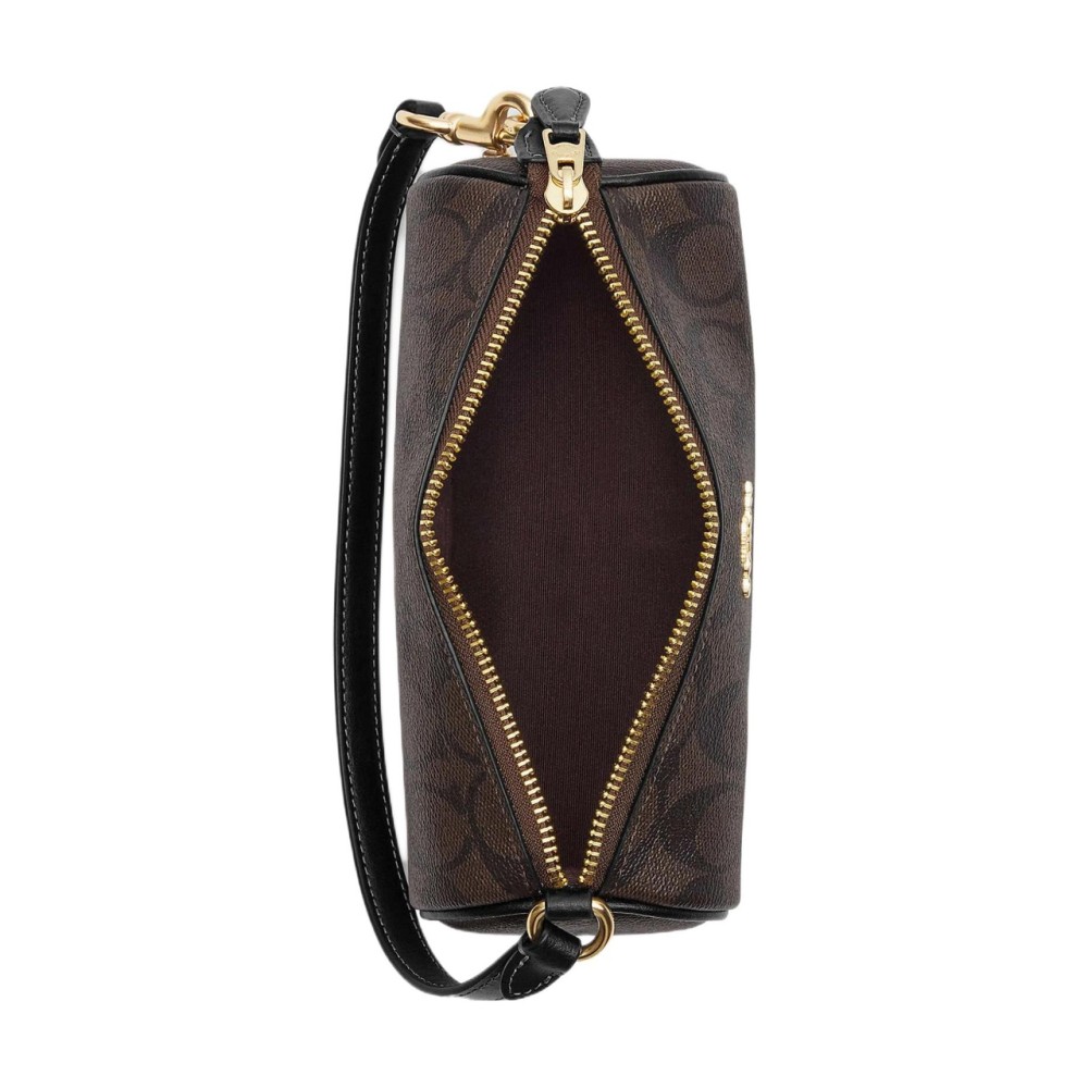 Nolita Artificial Leather Cylinder Handbag Shoulder Bag Medium Women S Dark Khaki Monogram