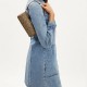 Nolita Artificial Leather Cylinder Bag Handbag Shoulder Bag Small Women S Khaki Saddle Brown