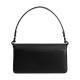 Tabby Cow Leather Shoulder Bag Women S Black
