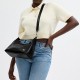 Juliet Glossy Cow Leather Hobo Crossbody Handbag Shoulder Bag Large Size Women S Black