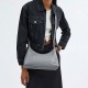 Juliet Cow Leather Portable Crossbody Bag Shoulder Bag Large Women S Gray Blue