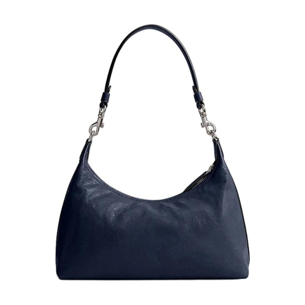 Juliet Cow Leather Portable Crossbody Bag Shoulder Bag Unisex Dark Blue