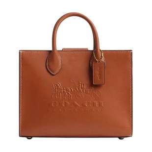 Ace Cow Leather Tote Bag Shopping Bag Shoulder Bag Crossbody Bag Handbag Medium Size Women S Polished Amber