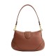 Soho Recycled Leather One Shoulder Handbag Medium Size Women S Saddle