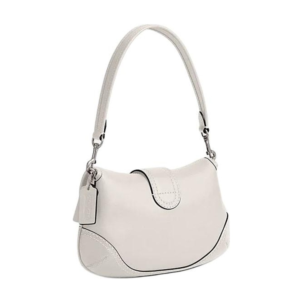 Soho Cow Leather Hobo Bag One Shoulder Handbag Medium Size Women S Pink White