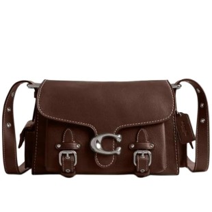 Cargo Soft Tabby Cow Leather Portable Crossbody Bag Shoulder Bag Medium Women S Maple Leaf