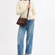 Cargo Soft Tabby Cow Leather Portable Crossbody Bag Shoulder Bag Medium Women S Maple Leaf