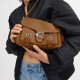 Cargo Soft Tabby Cow Leather Portable Crossbody Bag Shoulder Bag Medium Size Women S Honey Brown