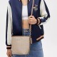 City Signature Coated Canvas Handbag Shoulder Bag Small Women S Sand