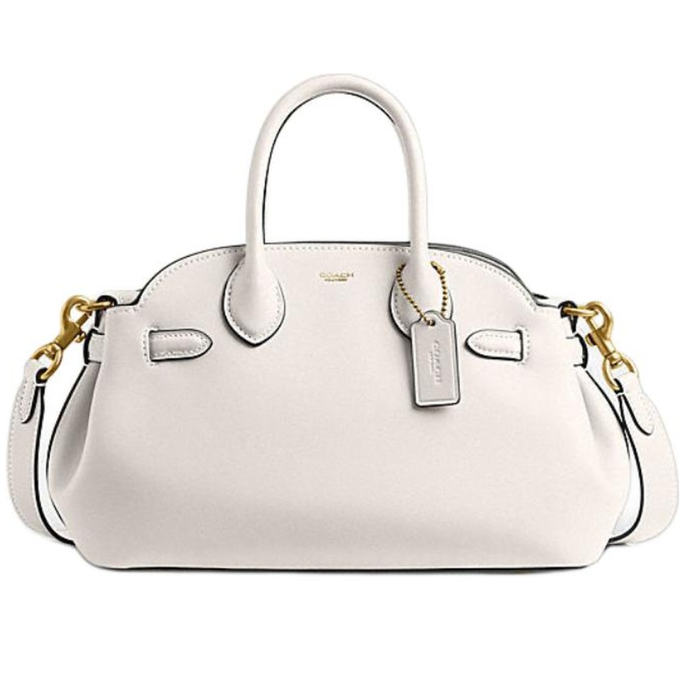 Empire Cow Leather Shoulder Bag Crossbody Bag Handbag Women S Chalk White