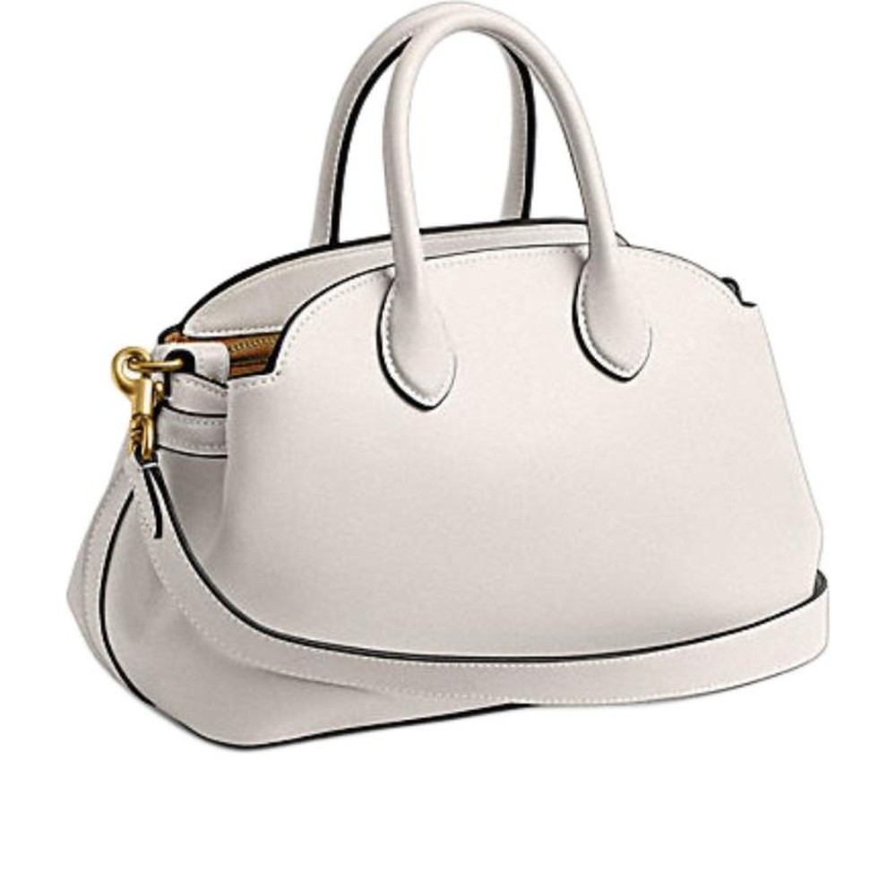 Empire Cow Leather Shoulder Bag Crossbody Bag Handbag Women S Chalk White