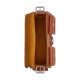 Cargosoft Tabby Grain Leather Shoulder Bag Biker One Shoulder Handbag Medium Women S Red Brown