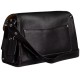 Cargosoft Tabby Natural Grained Leather Biker Bag Shoulder Bag Handbag Medium Size Women S Black