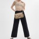 Cargosoft Tabby Grain Leather Biker Bag Shoulder Bag Handbag Medium Women S Khaki