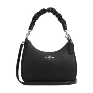 Teri Smooth Leather Handbag Shoulder Bag Large Women S Black