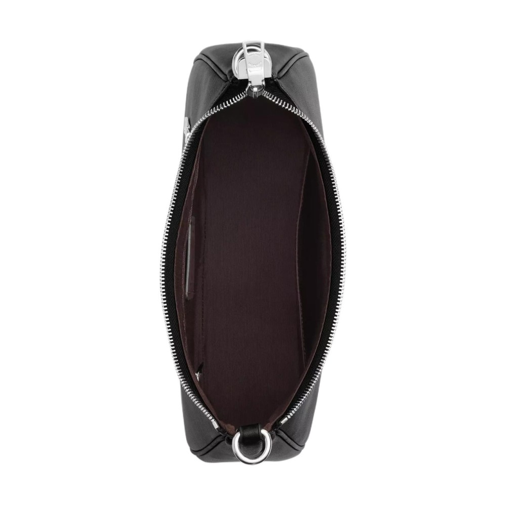 Teri Smooth Leather Handbag Shoulder Bag Large Women S Black