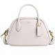 Borough Leather Handbag Shoulder Bag Crossbody Bag Medium Size Women S White