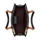 Nina Split Cow Leather Tote Bag Shopping Bag Handbag Medium Size Women S Black