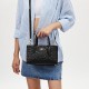 Nina Split Cow Leather Tote Bag Shopping Bag Handbag Medium Size Women S Black