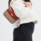 Cassie Coated Canvas With Calfskin Handbag Trumpets Women S