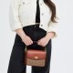 Cassie Coated Canvas With Calfskin Handbag Trumpets Women S