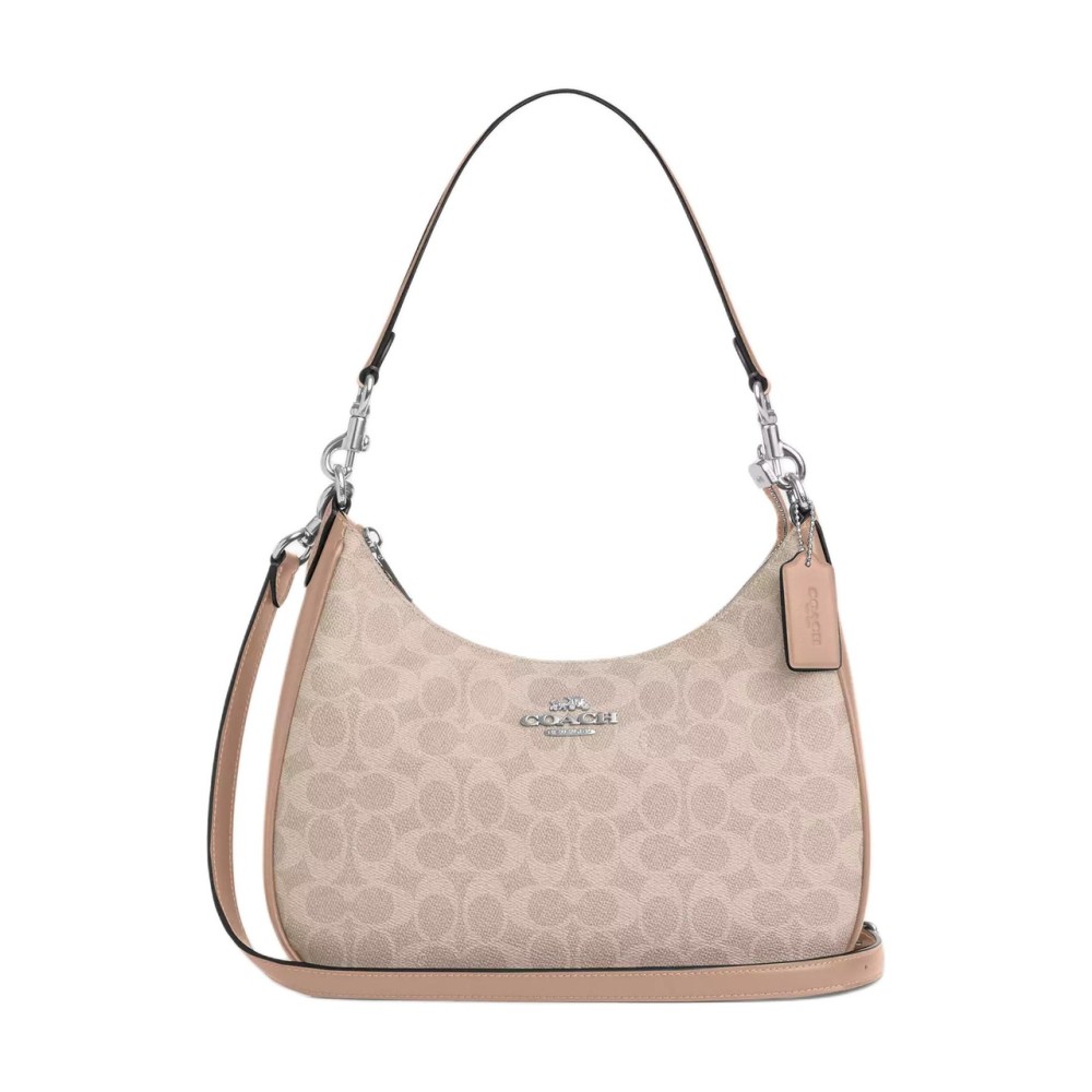 Teri Coated Canvas Portable Crossbody Bag Shoulder Bag Large Women S Sand
