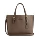 Mollie Split Cow Leather Tote Bag Shopping Bag Shoulder Bag Crossbody Bag Handbag Medium Women S Brown