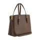 Mollie Split Cow Leather Tote Bag Shopping Bag Shoulder Bag Crossbody Bag Handbag Medium Women S Brown