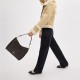 Laurel Coated Canvas Shoulder Bag Crossbody Bag Handbag Large Women S Gold Walnut Wood Black