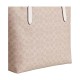 City Coated Canvas Handbag Large Women S Sand