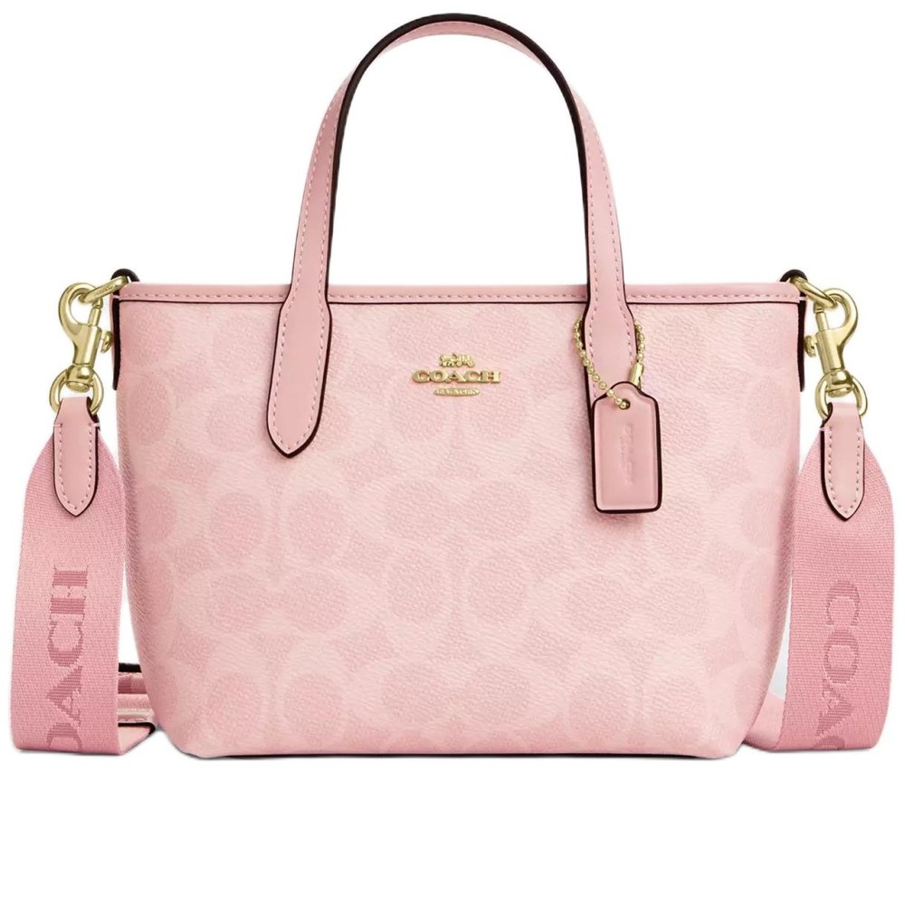City Pvc Tote Bag Shopping Bag Shoulder Bag Crossbody Bag Handbag Small Size Women S Pink