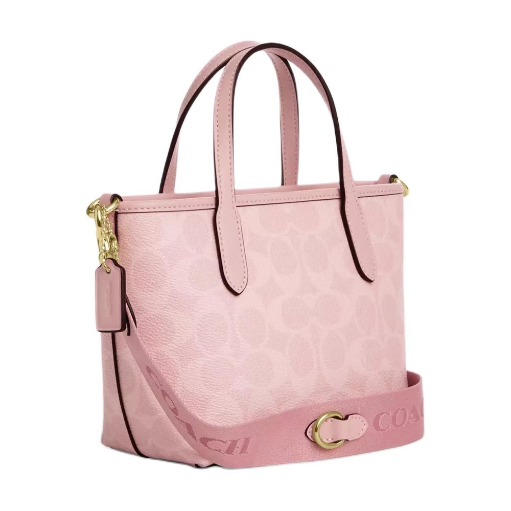 City Pvc Tote Bag Shopping Bag Shoulder Bag Crossbody Bag Handbag Small Size Women S Pink