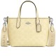 City Coated Canvas Tote Bag Shopping Bag Shoulder Bag Crossbody Bag Handbag Mini Women S Yellow