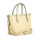 City Coated Canvas Tote Bag Shopping Bag Shoulder Bag Crossbody Bag Handbag Mini Women S Yellow