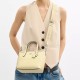 City Coated Canvas Tote Bag Shopping Bag Shoulder Bag Crossbody Bag Handbag Mini Women S Yellow