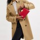 Eliza Cow Leather Shoulder Bag Crossbody Bag Handbag Mini Women S Red