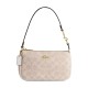 Nolita Coated Canvas One Shoulder Handbag Small Women S Sand Chalk White