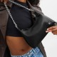 Juliet Cow Leather Handbag Medium Women S Black
