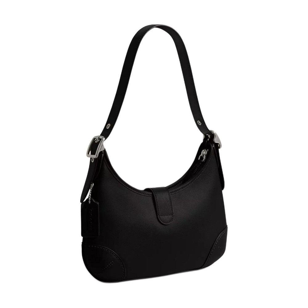Hamptons Leather Hobo Bag Handbag Shoulder Bag Large Women S Black