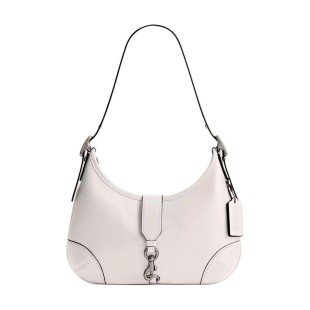 Hamptons Leather Hobo Bag Handbag Shoulder Bag Large Size Women S Chalk White