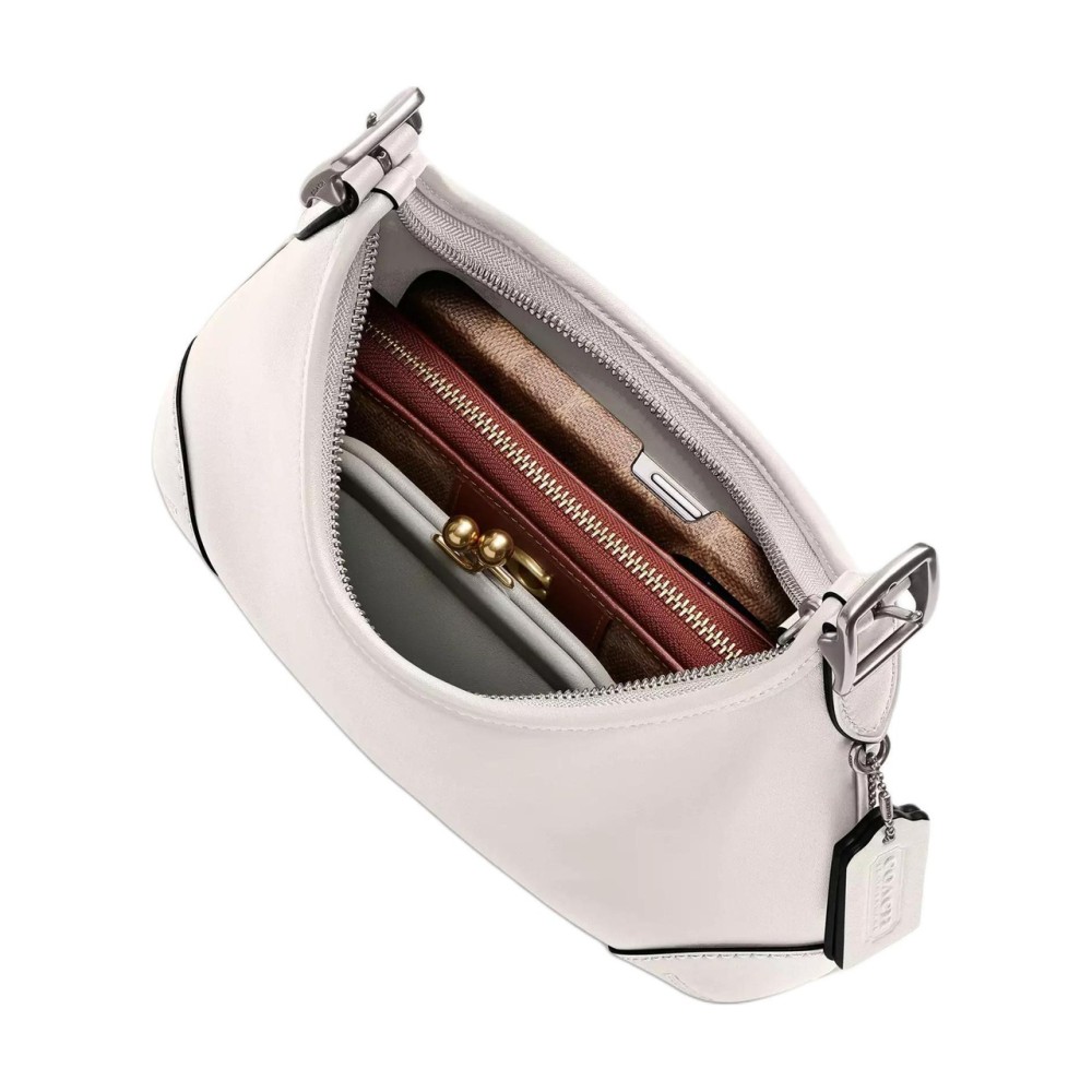 Hamptons Leather Hobo Bag Handbag Shoulder Bag Large Size Women S Chalk White