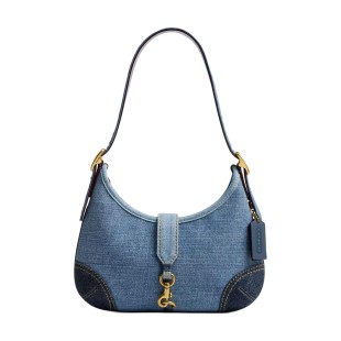 Hamptons Denim Hobo Bag Handbag Shoulder Bag Tubas Women S Blue