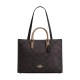 Coated Canvas Tote Bag Shopping Bag Handbag Women S Tan