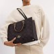 Coated Canvas Tote Bag Shopping Bag Handbag Women S Tan