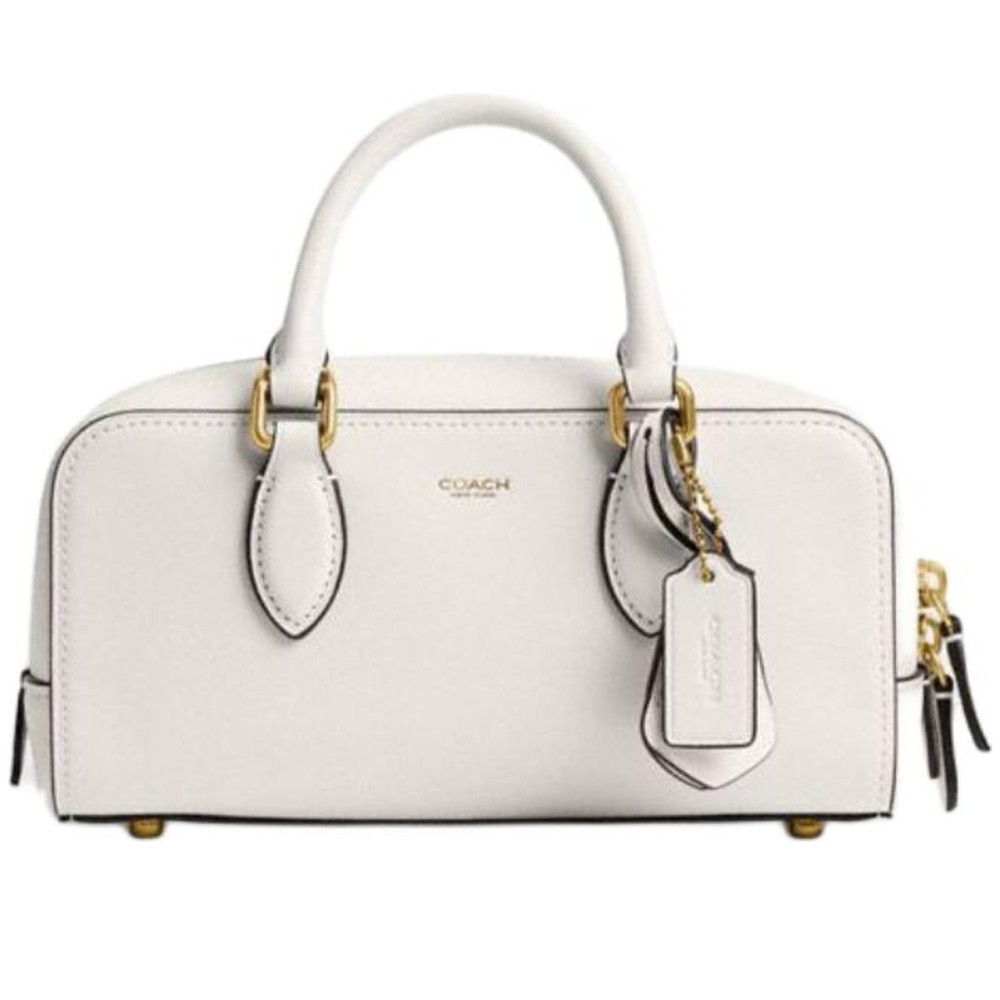 Bowery Glove Tanned Leather Shoulder Bag Crossbody Bag Handbag Medium Women S Chalk